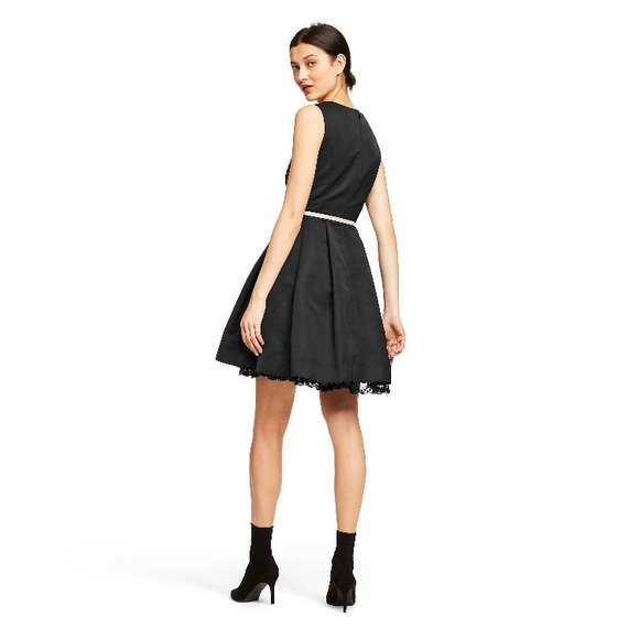 Jason Wu for Target Black Dress w/Lace Trim Sz 8 - Picture 4 of 8